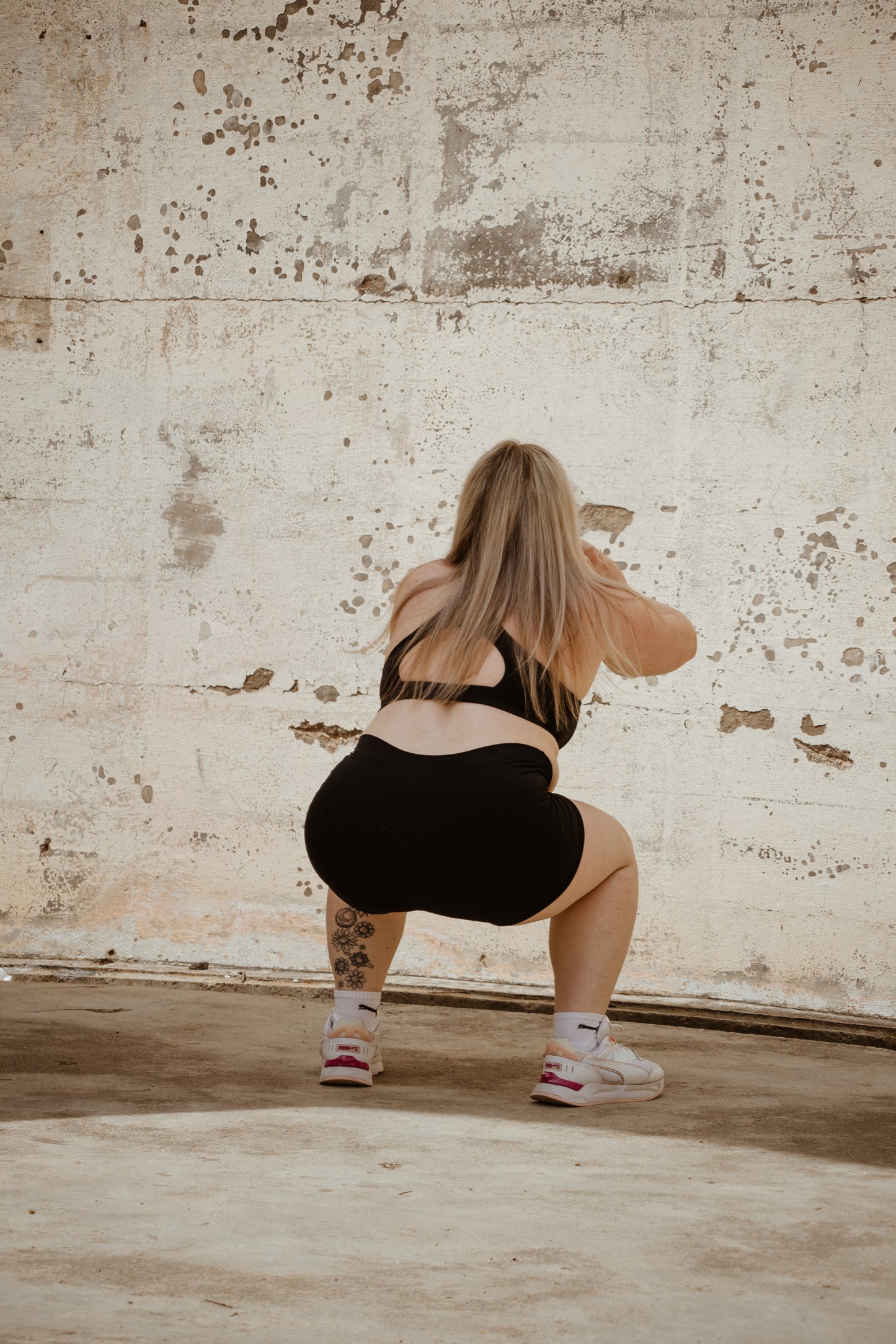 Flexx High-Waisted Active Shorts - Black